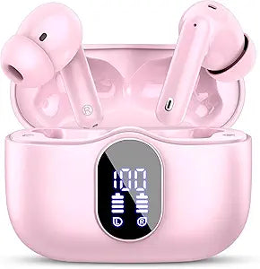 In-Ear Bluetooth 5.4 Earbuds – Long Battery, Mic, Waterproof for Workout