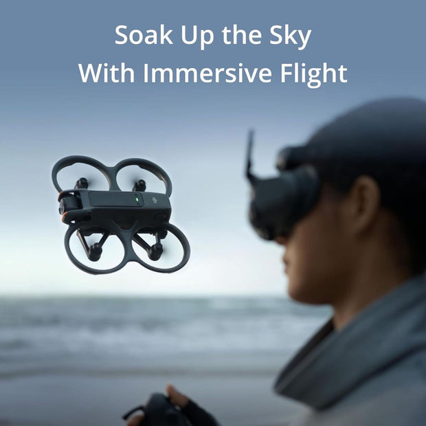 DJI Avata 2 – Fly More Combo with 4K POV Camera & 1 Battery – Black