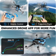 2K HD FPV Drone for Adults & Kids – Foldable Camera Quadcopter with Dual Batteries