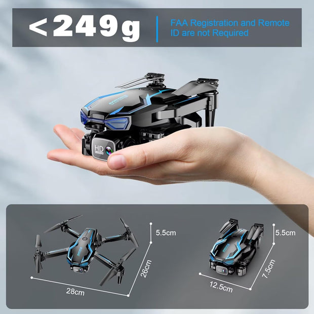 2K HD FPV Drone for Adults & Kids – Foldable Camera Quadcopter with Dual Batteries