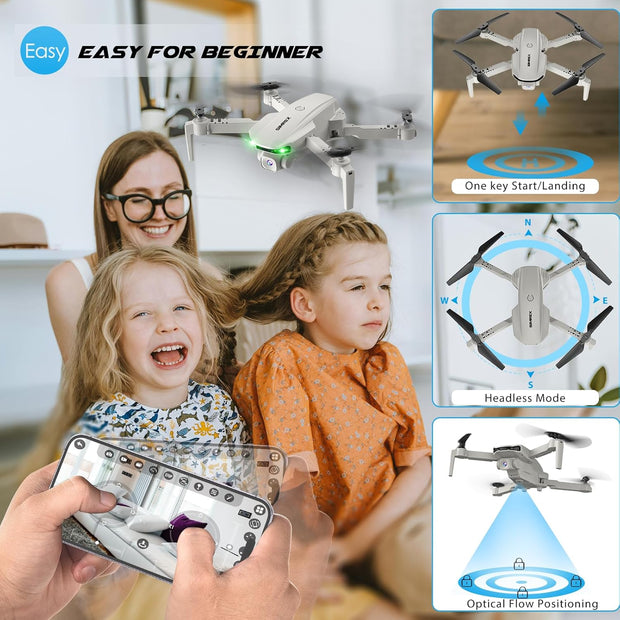 SIMREX Drone With Camera 1080P for Kids And Adults