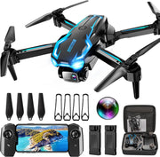 2K HD FPV Drone for Adults & Kids – Foldable Camera Quadcopter with Dual Batteries